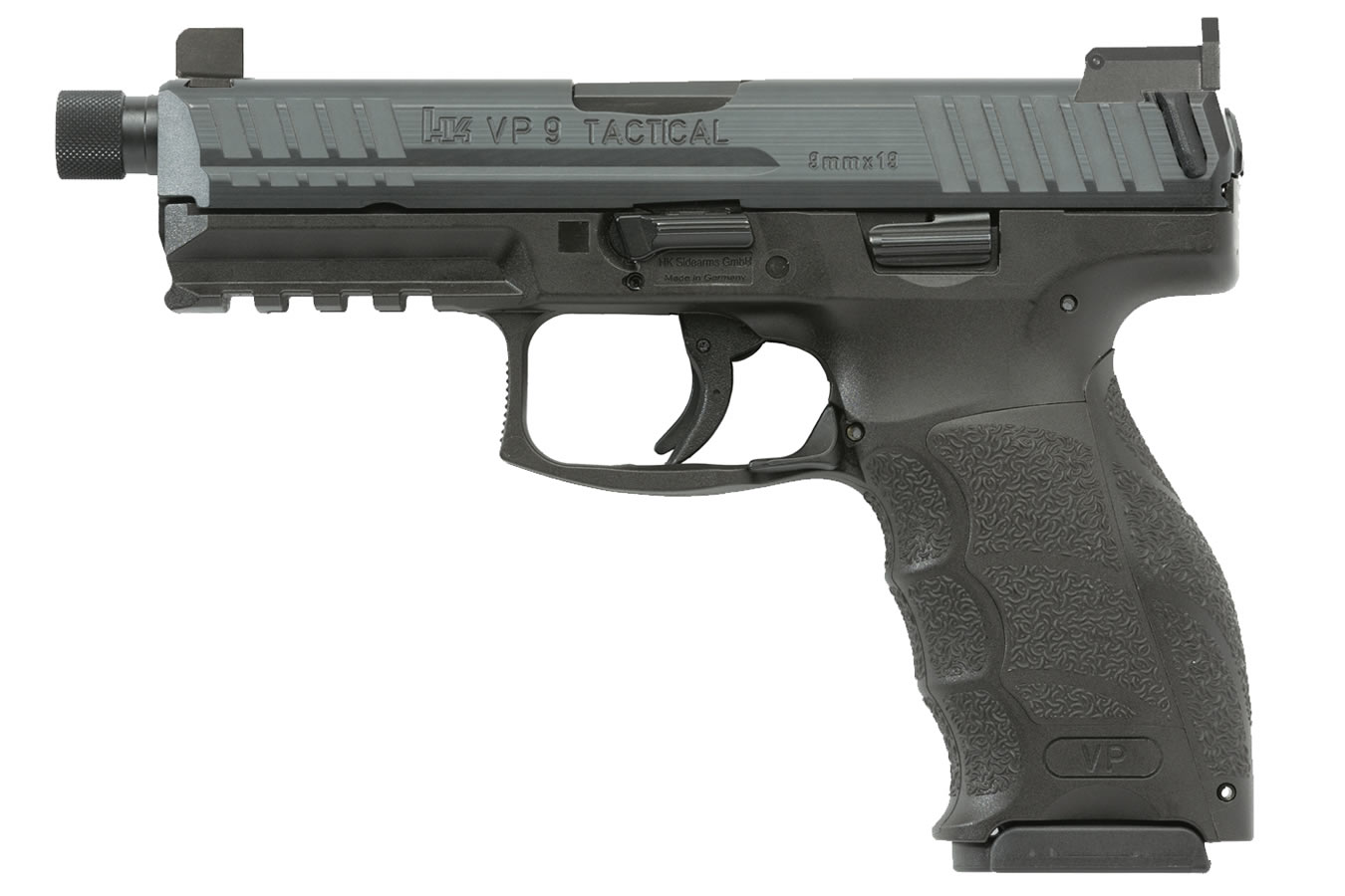 VP9 Tactical 9mm with Threaded Barrel and Front Night Sight