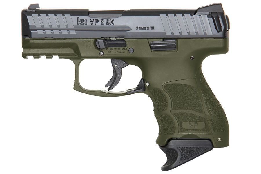 VP9SK 9mm Striker-Fired Pistol with OD Green Frame