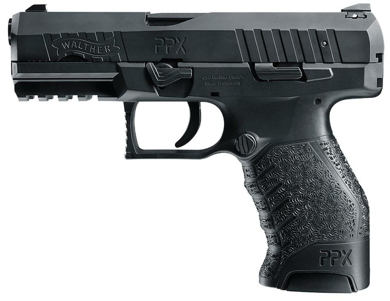 Walther Arms PPX M1 40S&W 4″ Black, Black Poly Grips, 16 rd