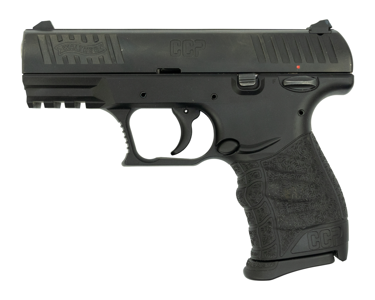 Walther CCP Used 9mm, 3.5″ Barrel, 3-Dot Adj. Sights, Black, 8rd