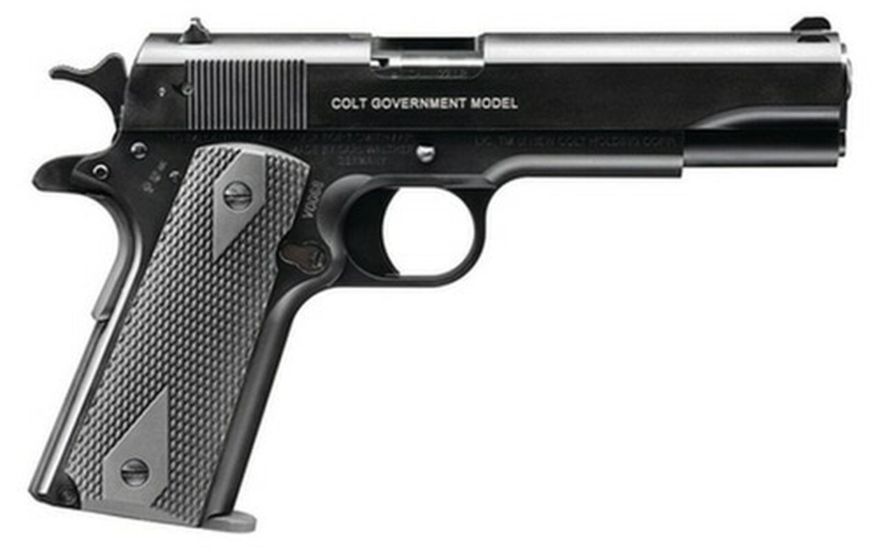 Walther Colt 1911 A1 Govt 22LR 5″ Barrel Black 12 Round, 1 Mag