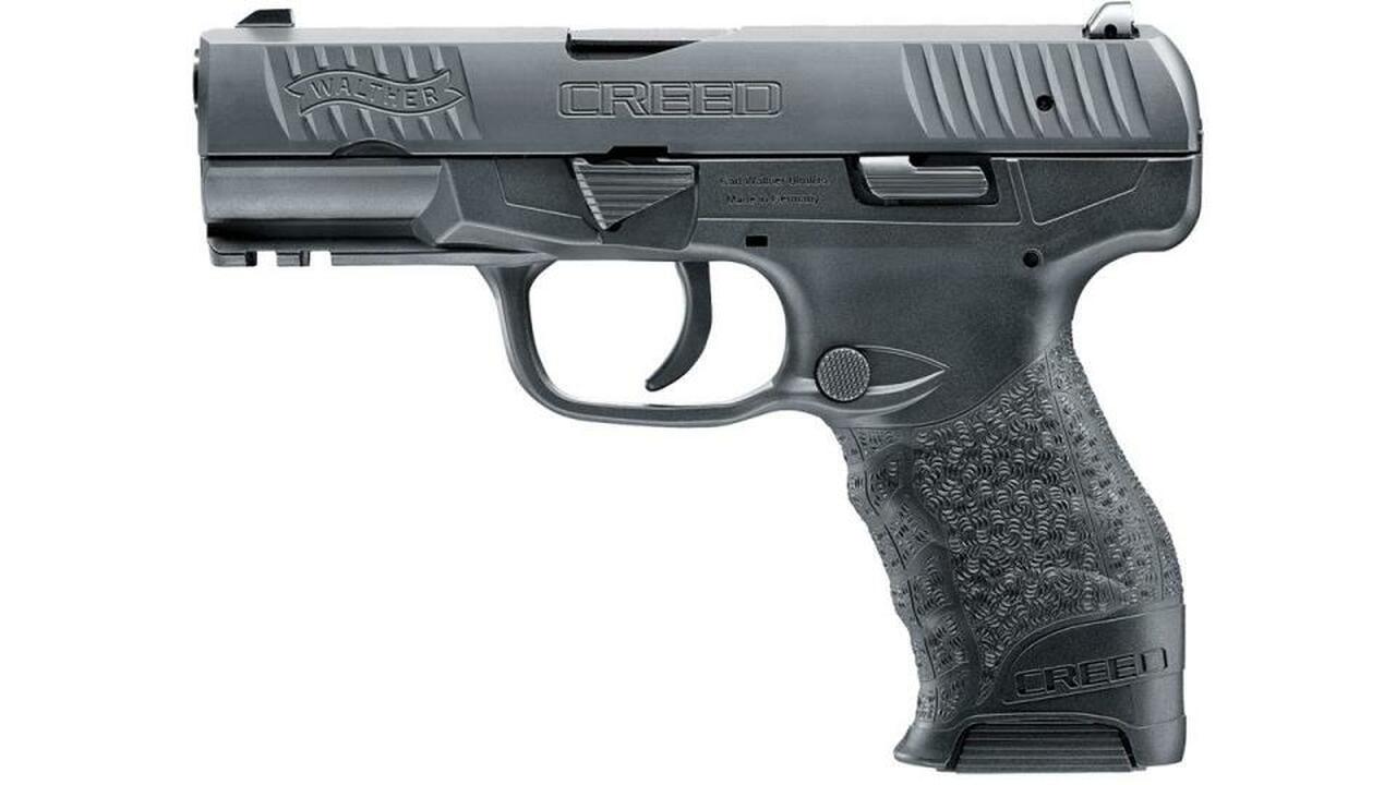 Walther Creed 9mm, 4″ Barrel, Black, 2x16rd Mags