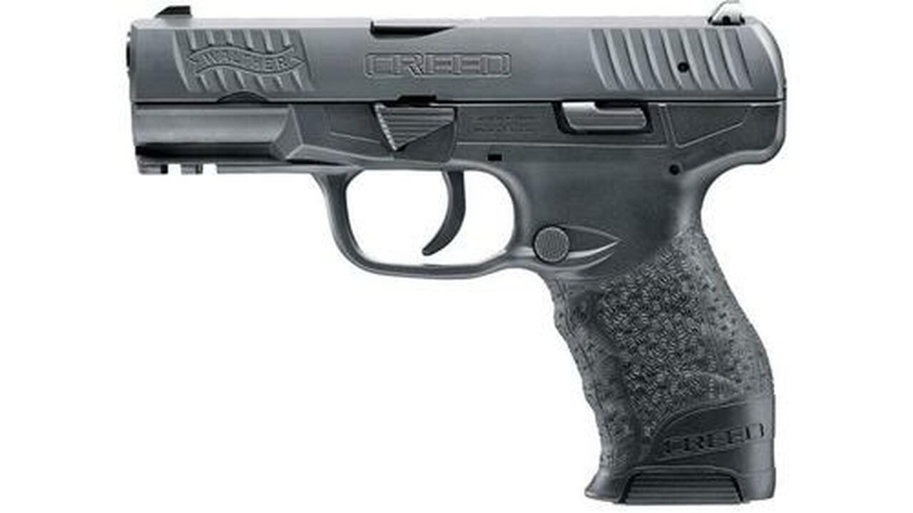 Walther Creed 9mm 4″ Black 10 Round, 2 Mags