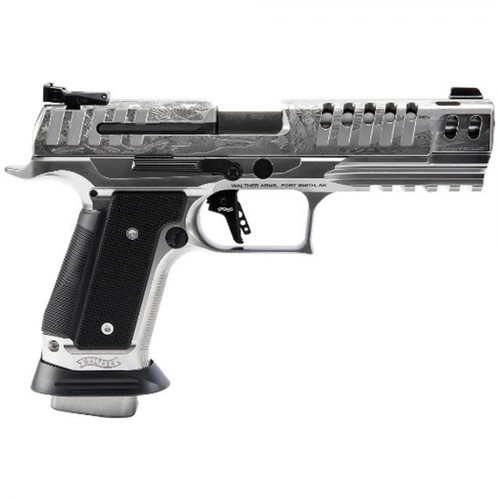 Walther Meister Series PPQ Q5 Match Patriot Edition 9mm, 5″ Barrel, Eagle and Flag Engraved Slide, 15rd
