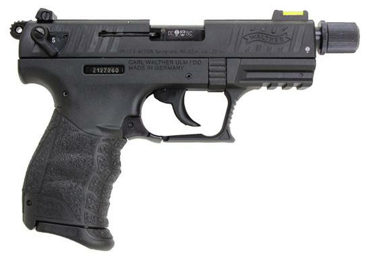Walther P22 3.4in Threaded Barrel Black