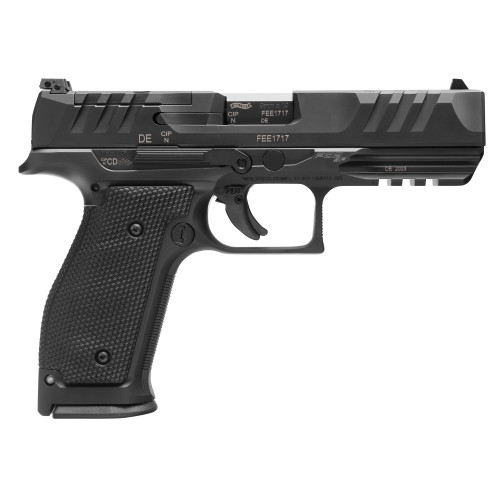 Walther PDP 9mm, 4.5″ Barrel, Black, Optic Ready, 10rd