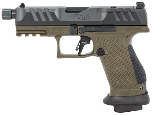 Walther PDP Compact Pro SD 9mm, 4.6″ Threaded Barrel, Olive Drab Green, Optic Ready, 18RD