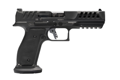 Walther PDP Match 9mm, 5″ Barrel, Black, Optics Ready, 20rd