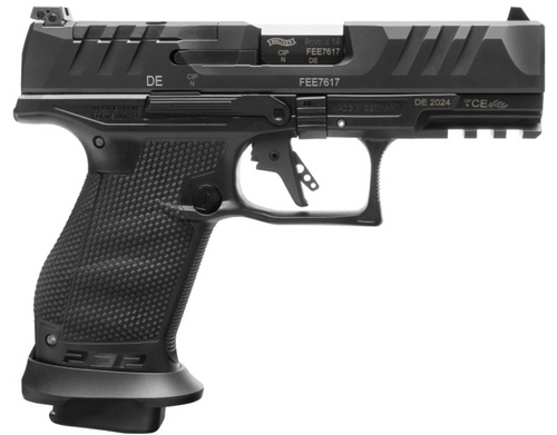 Walther PDP Pro-E 9mm, 4″ Barrel, Black, Optic Ready, 18rd