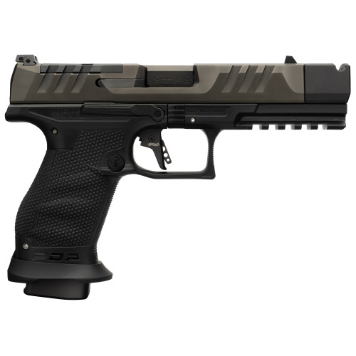 Walther PDP Pro-X 9mm, 4.6″ Threaded Barrel, Black, PMM Compensator, 10rd