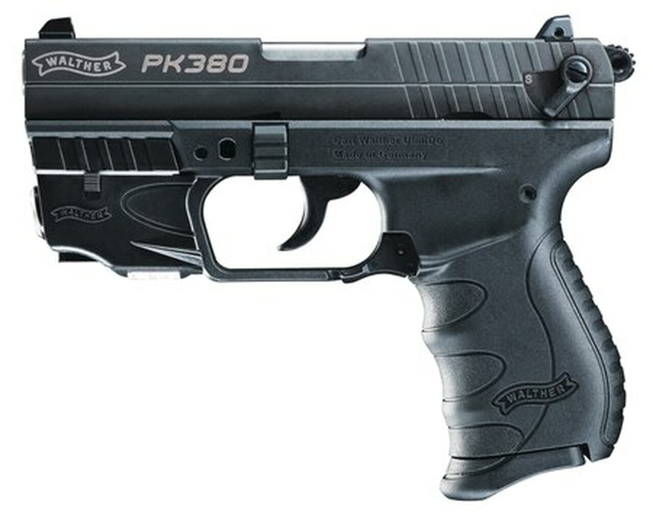 Walther PK380 .380 ACP, Laser 3.7″ Barrel 8 Round, 1 Mag, Used