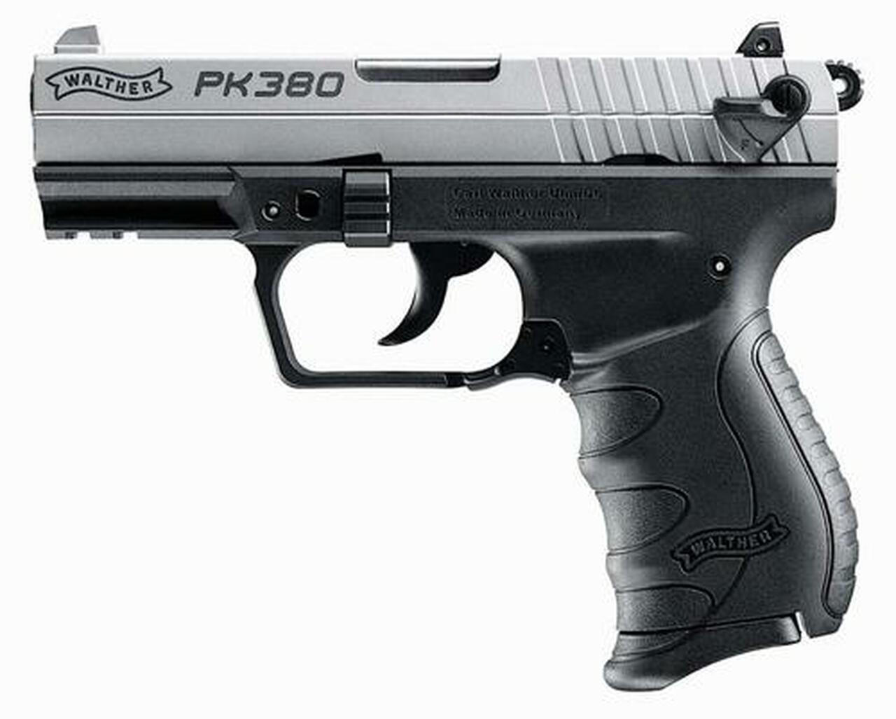Walther PK380 .380 ACP Nickel, 3.66″ Barrel, 8rd