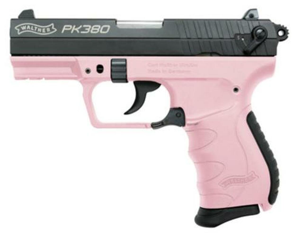 Walther PK380 Pink Two Tone Finish, 3.6″ Barrel, 8 Rnd Mag