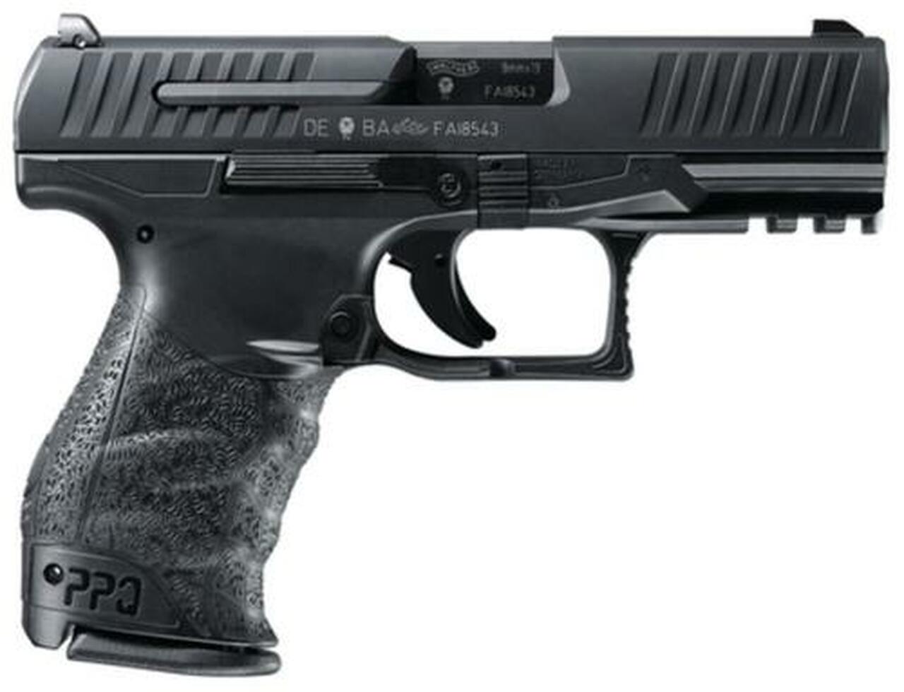 Walther PPQ Classic 9mm 4″ Black 15 Round, 2 Mags