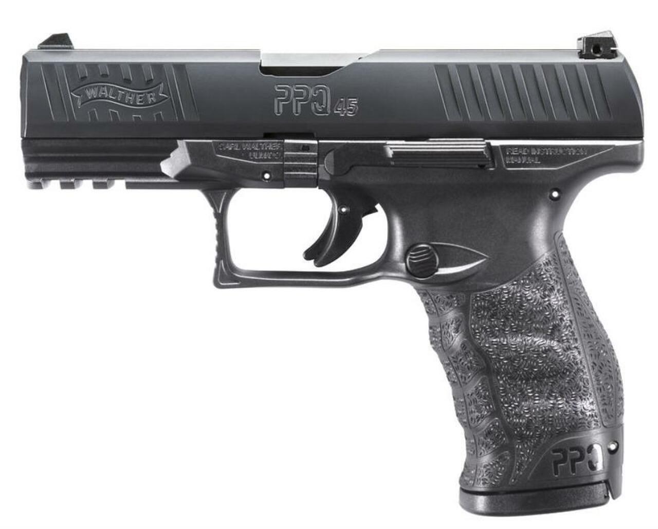 Walther PPQ M2 45 ACP 4″ Barrel Black 12 Rd Mags
