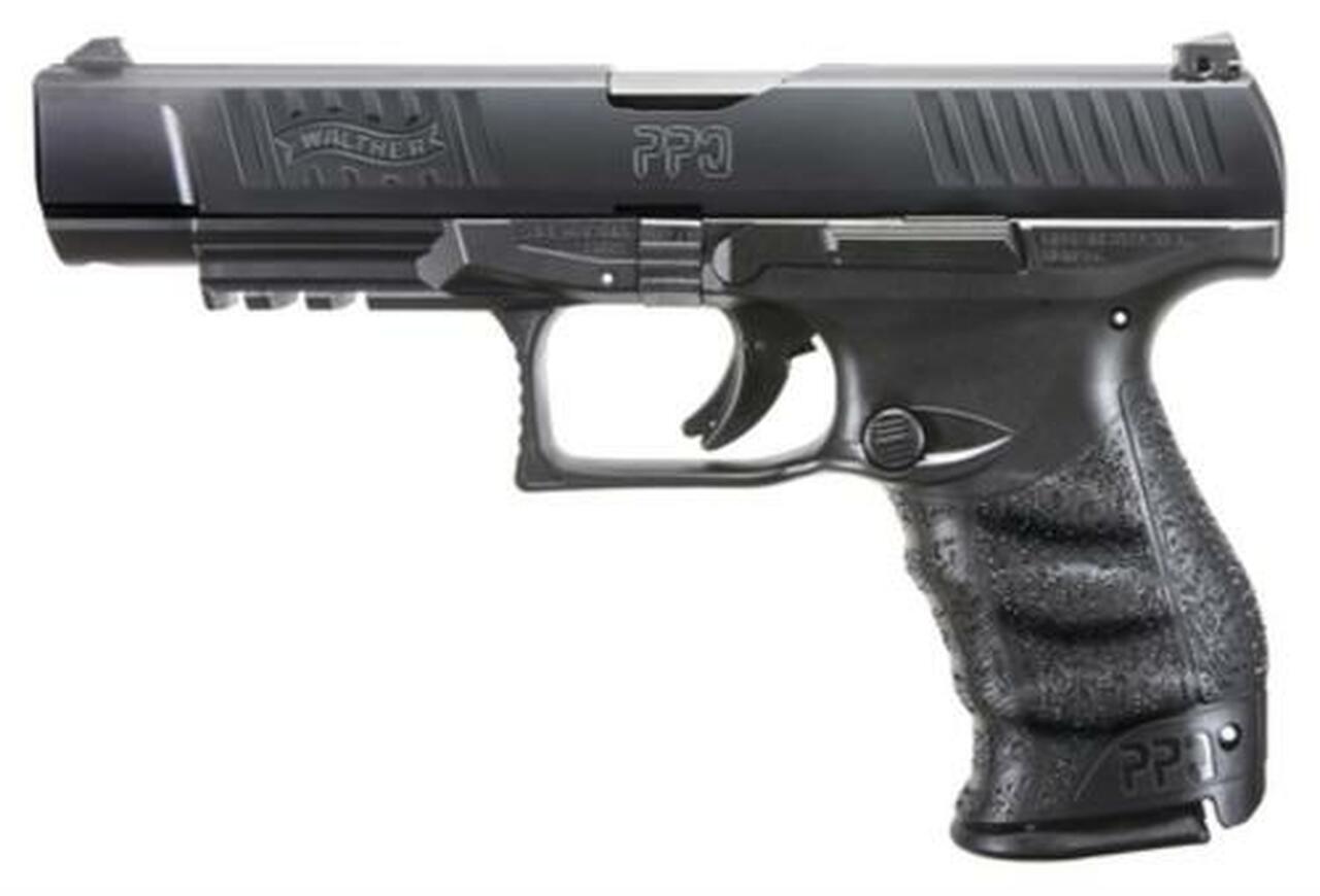 Walther PPQ M2 9mm, 5″, 10rd, Black Tenifer Finish