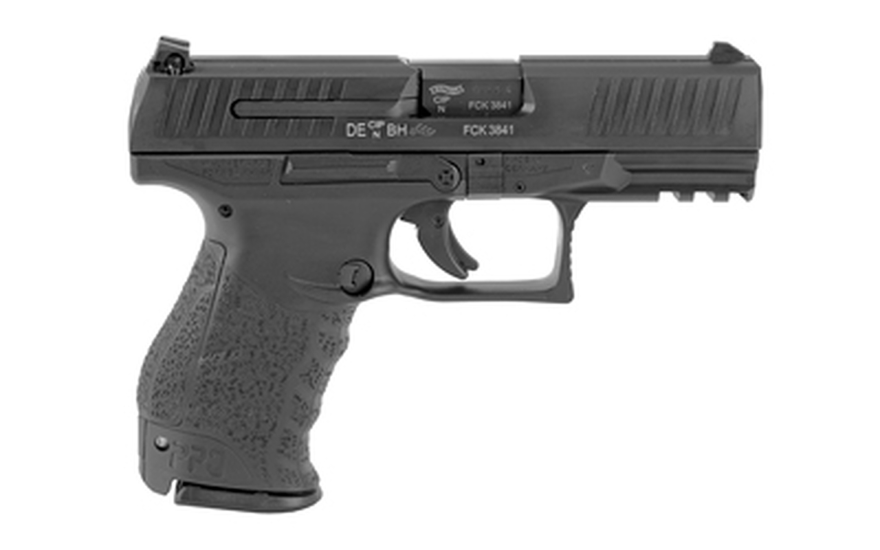 Walther PPQ M2 *Certified Used* 9mm, 4″ Barrel, 3-Dot Adj. Low Profile, Black, 2x 15rd Mags