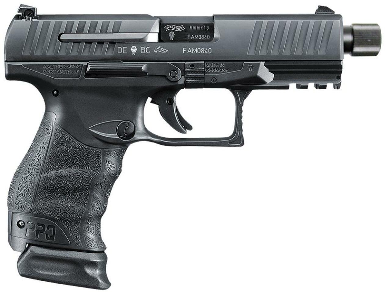 Walther PPQ M2 Navy SD 9mm 4.6″ Barrel Black 1-17Rd/1-15Rd, 2 Mags