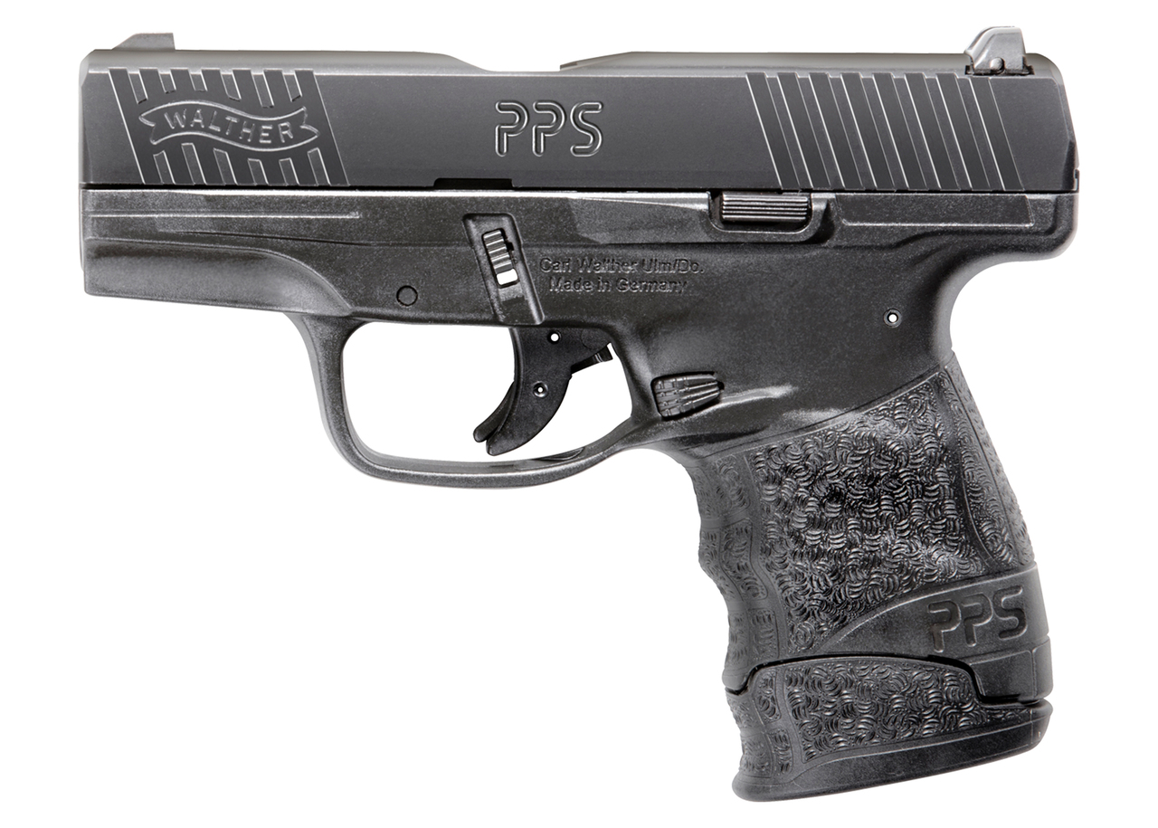 Walther PPS M2 9mm Factory Certified Pre Owned, 3.2″, 3-Dot Sights, Black, 7rd, Stock #2