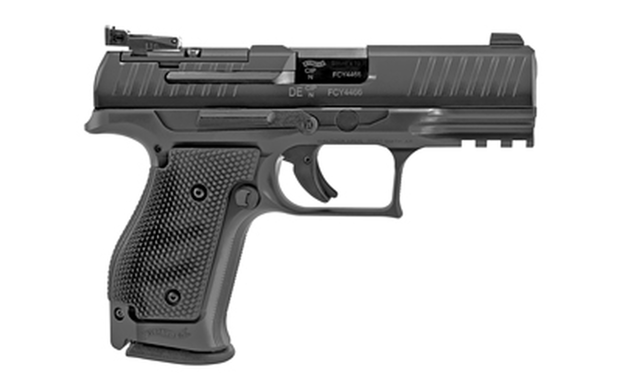 Walther Q4 Steel Frame Optic Ready 9mm 4″ Barrel, Adj. Rear Sight, Black, 2x 15rd