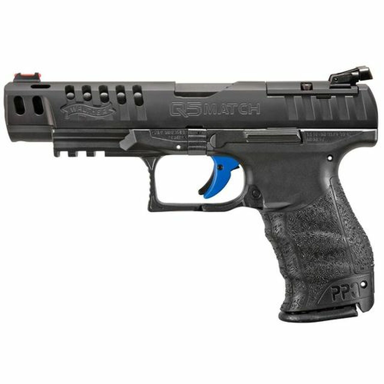 Walther Q5 Match M1, 9mm, 5″ Barrel, 15rd, Ambidextrous, Black