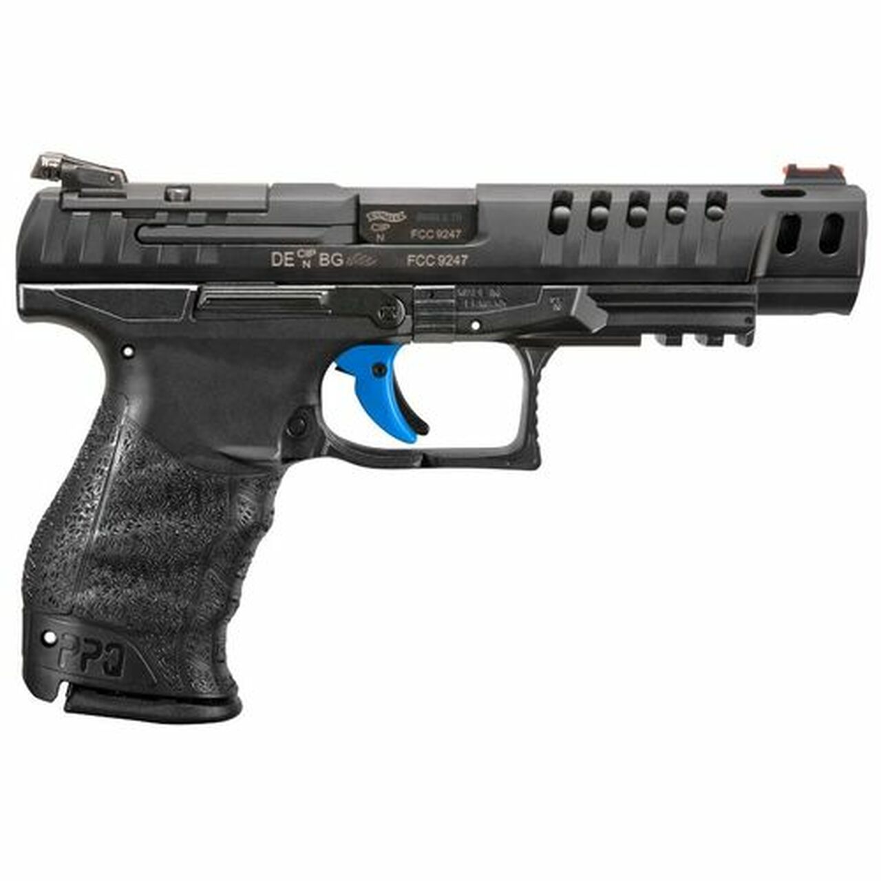 Walther Q5 Match M1, 9mm, 5″ Barrel, 15rd, Ambidextrous, Black