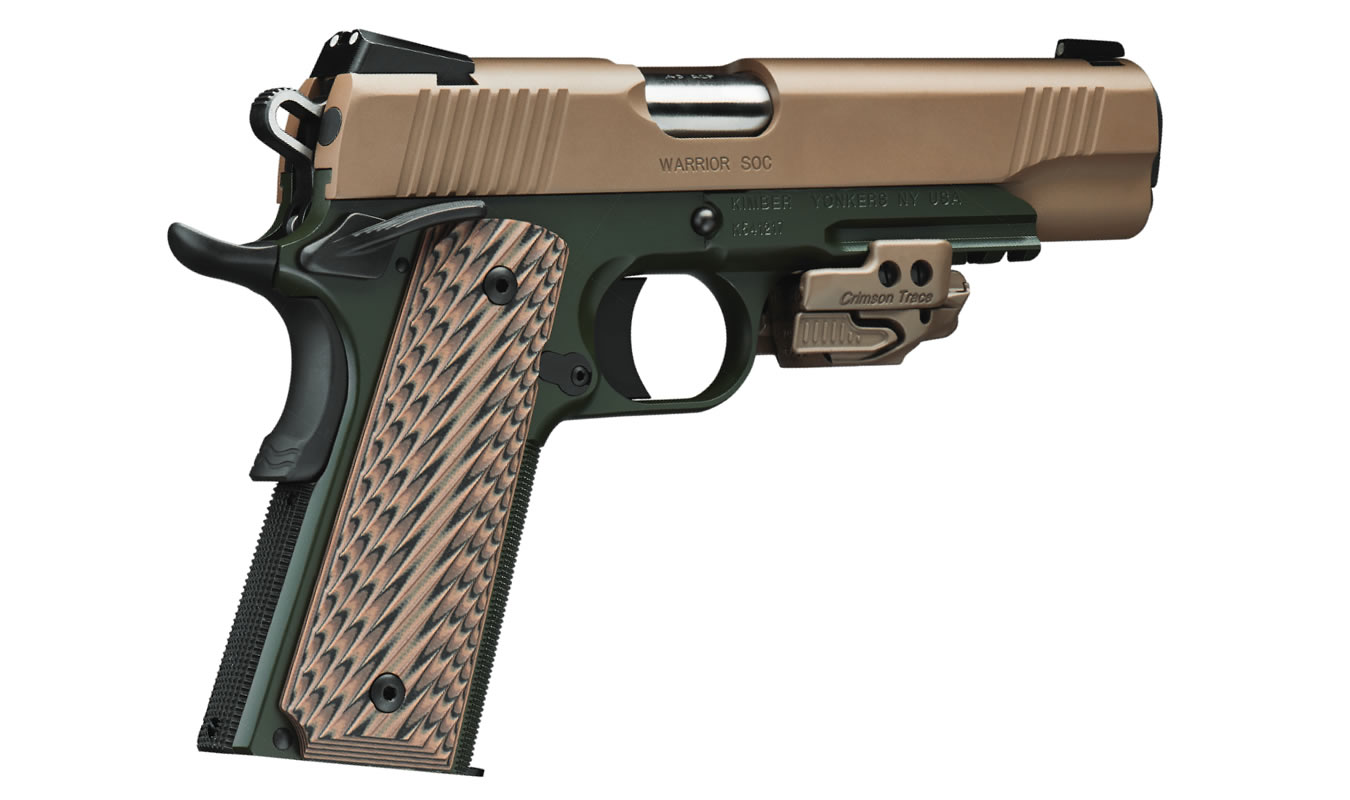 Warrior SOC 45 ACP with Crimson Trace Rail Master Laser Sight