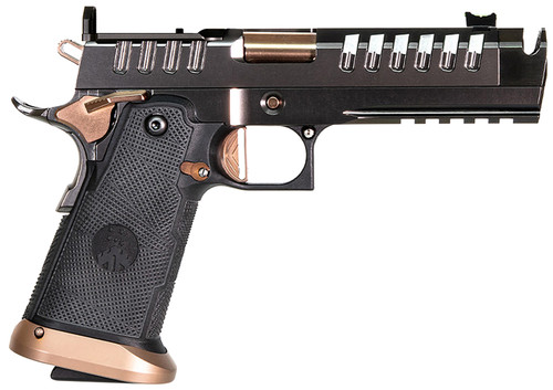 Watchtower Apache DS 9mm, 4.6″ Threaded Barrel, Graphite, Copper Accents, Optic Ready, 21rd