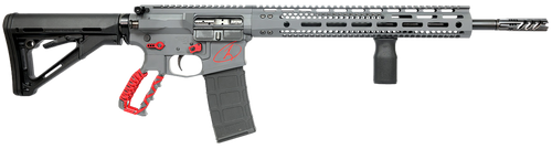 Watchtower Type 15 223 Wylde, 16″ Threaded Barrel, Gray Cerakote, Red Engraved Logo, 30rd