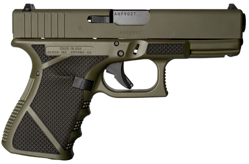 Weapon Works Glock 19 Gen 3 9mm, 4.02″ Barrel, Olive Drab Green, 10rd