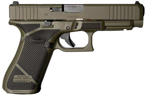 Weapon Works Glock 47 Gen 5 9mm, 4.49″ Barrel, Olive Drab Green, MOS Cut, 17rd