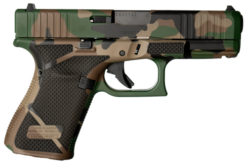 Weapon Works Glock G19 Gen 5 9mm, 4″ Barrel, M81 Diamond Stippling, 10rd