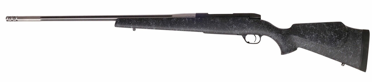 Weatherby Mark V Accumark 338 Lapua Mag, 26″ Barrel, Graphite Black Receiver Bead Blasted Blued Barrel, Monte Carlo Stock, 3rd