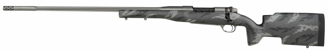 Weatherby Mark V Accumark Pro 6.5×300 Weatherby Mag, 26″ Carbon Fiber, Gray Sponge Patterns, Gray Cerakote, Left Hand, 3rd
