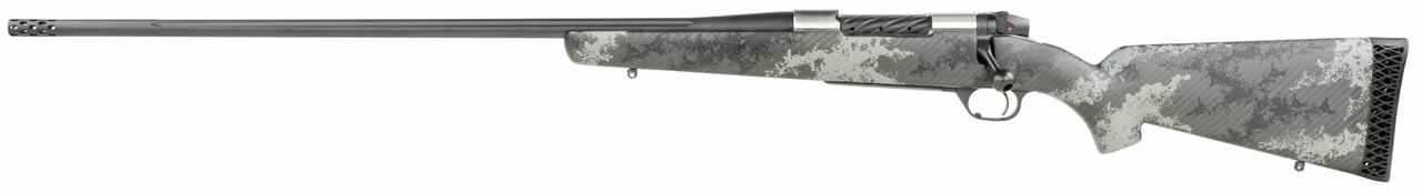 Weatherby Mark V Back Country Titanium 6.5 Weatherby RPM, 24″ Barrel, Carbon Fiber Gray Sponge Patterns, Graphite Black Cerakote, Left Hand, 4rd
