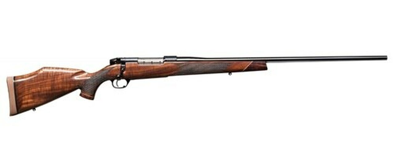 Weatherby Mark V Deluxe, .240 Wby Mag, 24″, Blued, Polished Walnut Stock