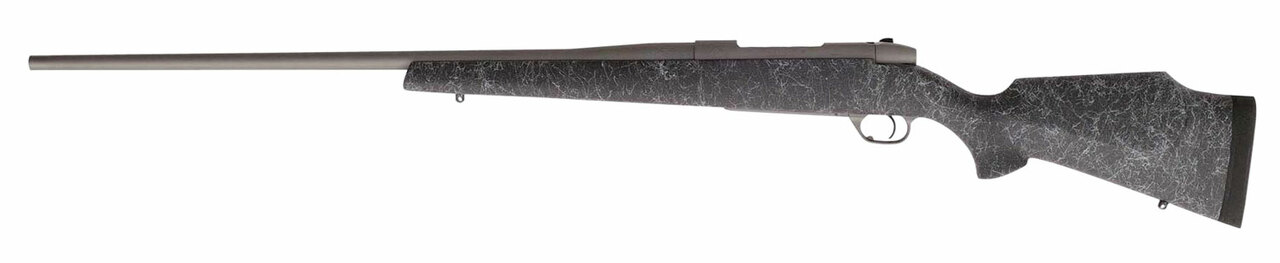 Weatherby Mark V Weathermark 6.5 Weatherby RPM, 24″ Barrel, Tac Gray Cerakote, Black Gray Webbing, Monte Carlo Stock, 4rd