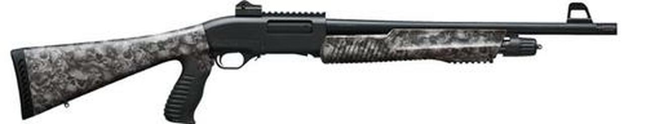 Weatherby PA-459 Threat Response, 20 Ga, 18.5″, 3″ Chamber, ReaperBlack, Synthetic Pistol Grip Stock