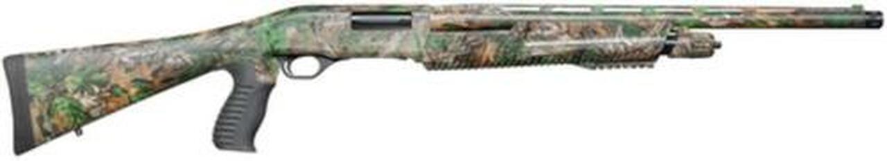 Weatherby PA-459 Turkey Xtra 12 Ga 3″ Chamber 22″ Barrel Full Coverage Realtree Xtra Green Camo, Pistol Grip Fiber Optic Front Sight 5rd