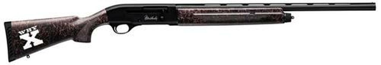 Weatherby SA-08 Girls Hunt 2, 20 Ga, 24″, 3″ Chamber, Black Stock, Pink Accents