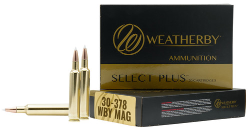 Weatherby Select Plus 30-378 Weatherby Mag, 200gr, Nosler AccuBond, 20rd Box