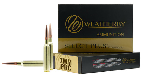 Weatherby Select Plus 7mm PRC, 175gr, Jacketed Hollow Point, 20rd Box