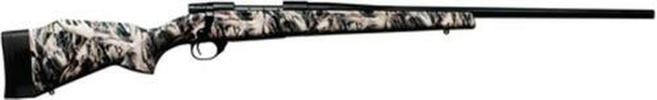 Weatherby Vanguard 2 Youth, .22-250 Rem, 20″, Blued, Whitetail Bonz Synthetic Stock
