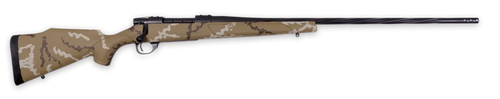 Weatherby Vanguard 308 Winchester, 24″ Barrel, Brown/White Hand Sponge Paint, 5rd