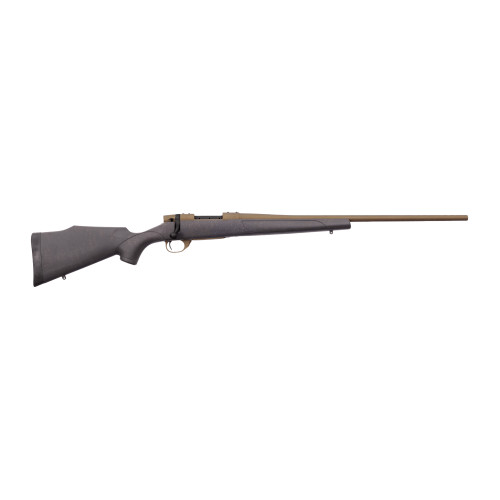 Weatherby Vanguard Bronze 257 Weatherby Magnum, 24″ Threaded Bronze Barrel, Black w/ Bronze Webbing, 3rd