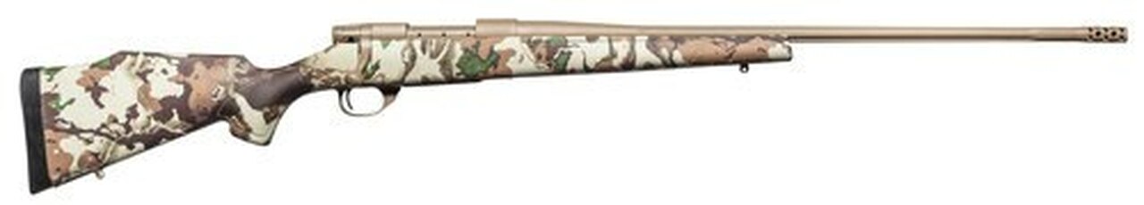 Weatherby Vanguard First Lite, Bolt Action, 6.5-300 Weatherby, 28″ Barrel, Flat Dark Earth, First Lite Fusion Camo Synthetic Stock, 3Rd