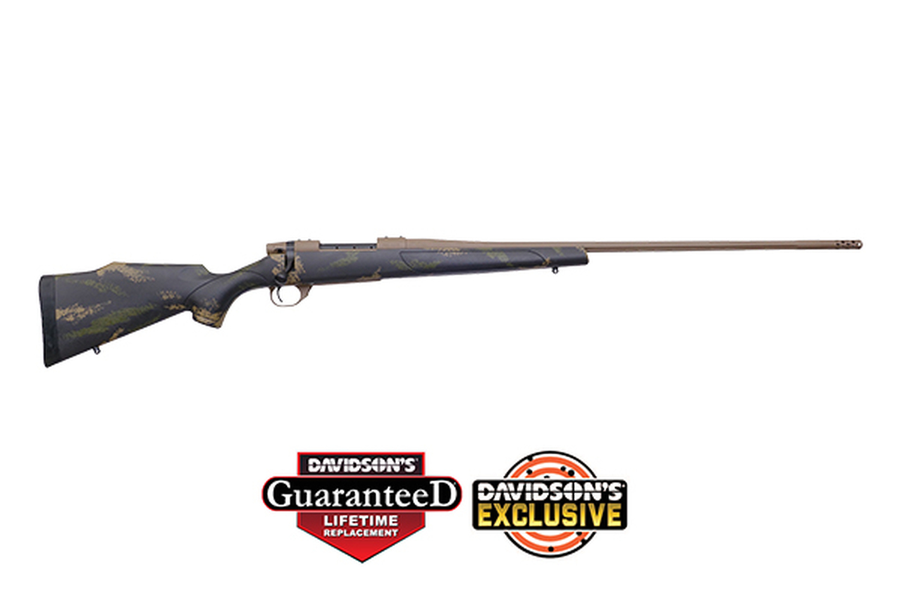 Weatherby Vanguard High Country 300 Win Mag, 26″ FDE Cerakote, FDE & Green Sponge Pattern, Monte Carlo, 3rd