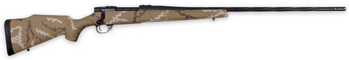 Weatherby Vanguard Outfitter 30-06 Springfield, 24″ Threaded Barrel, Tan w/ Brown & White Sponge Stock, Black Rec, 5rd