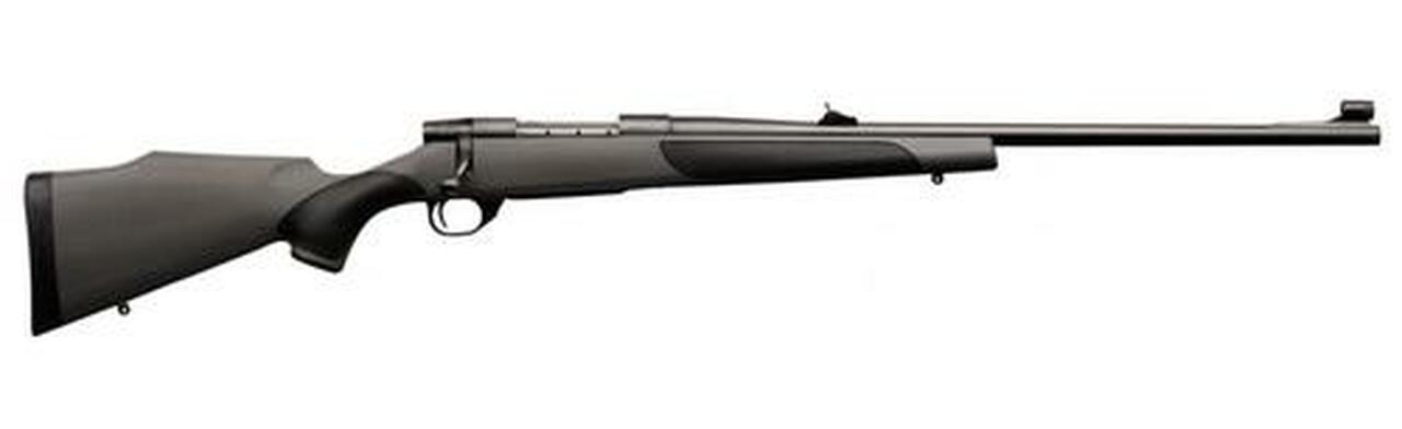 Weatherby Vanguard Synthetic, .375 H&H Mag, 24″, Blued, Griptonite Stock