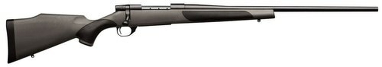 Weatherby Vanguard Synthetic, Bolt Action, 257 Weatherby Magnum, 26″ Barrel, Black, Gray Synthetic Stock, 3Rd